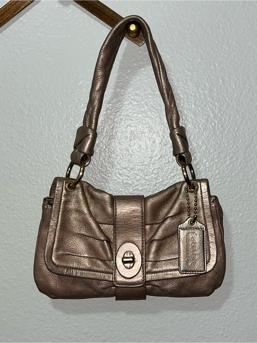 Y2K Coach Parker Baguette shoulder bag